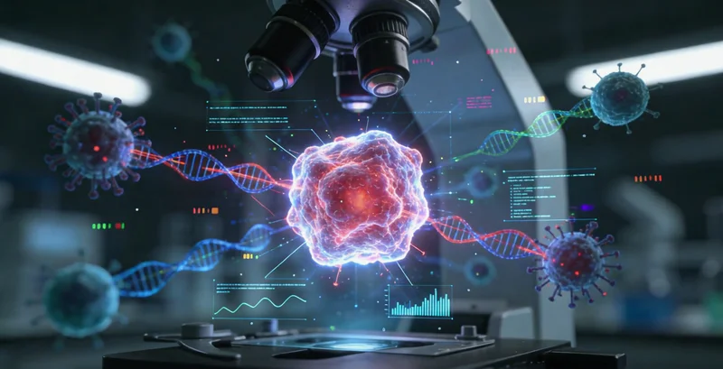 实验室技术人员进行DNA测序分