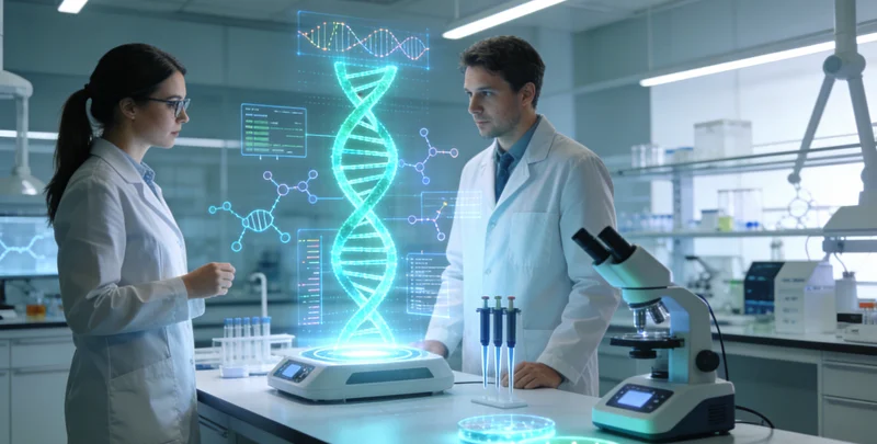 甘孜州医生与患者共同查看基因检