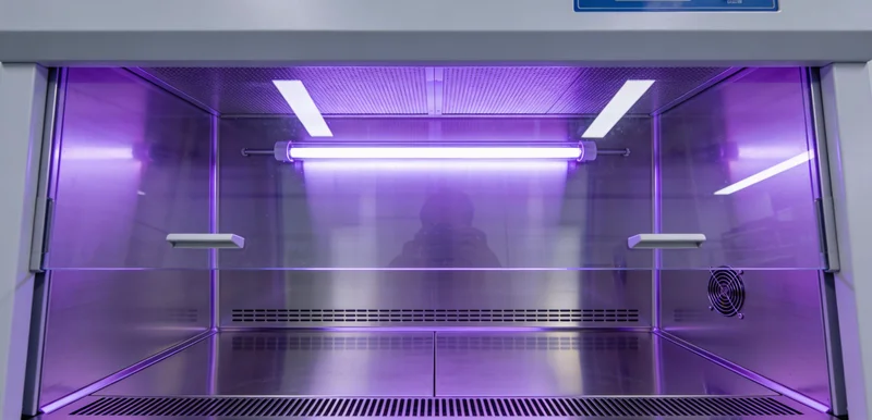 象征精准医疗与感染诊断的科技概