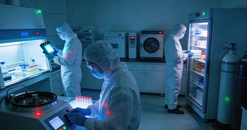 医生或咨询师向咨询者展示基因检