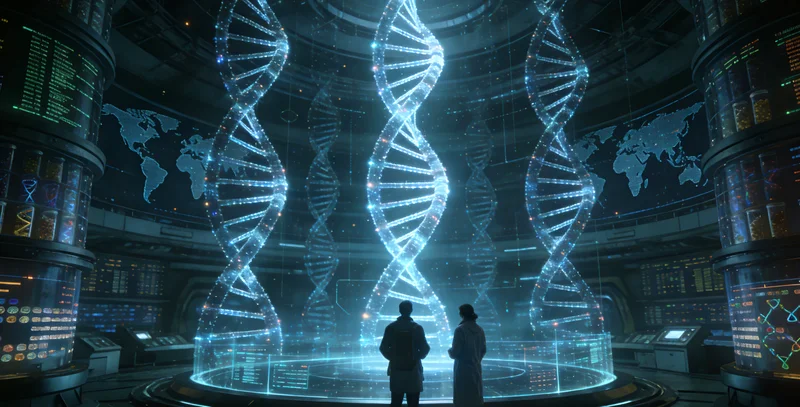 那曲地区合作的基因测序实验室内