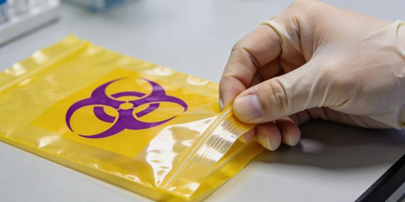 医生正在为咨询者讲解检测报告,