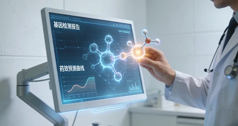 岳阳遗传咨询师正在向市民解读基