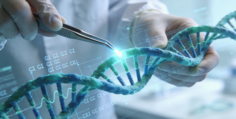 高通量基因测序实验室工作场景