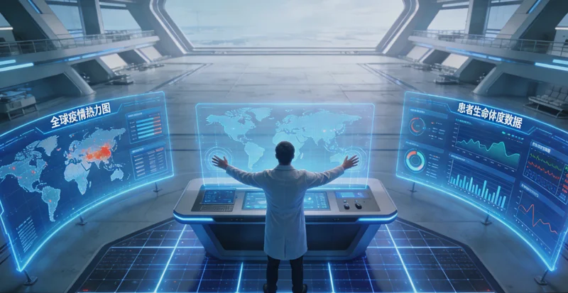 塔城护士为新生儿采集足跟血进行