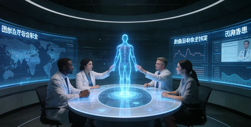 邓州患者家属在医院向医生咨询基