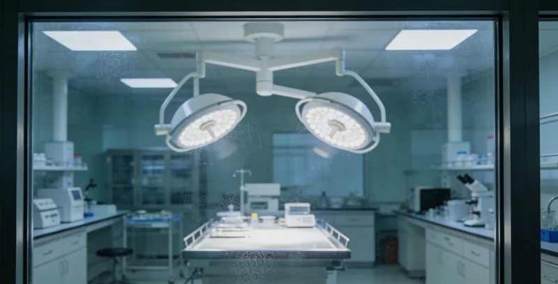 先进的基因检测实验室内部工作场