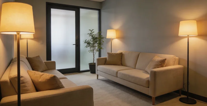 一对备孕夫妇正在诊室内与医生亲