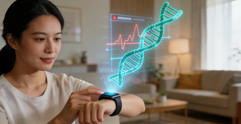 保定市民在医院进行遗传咨询场景