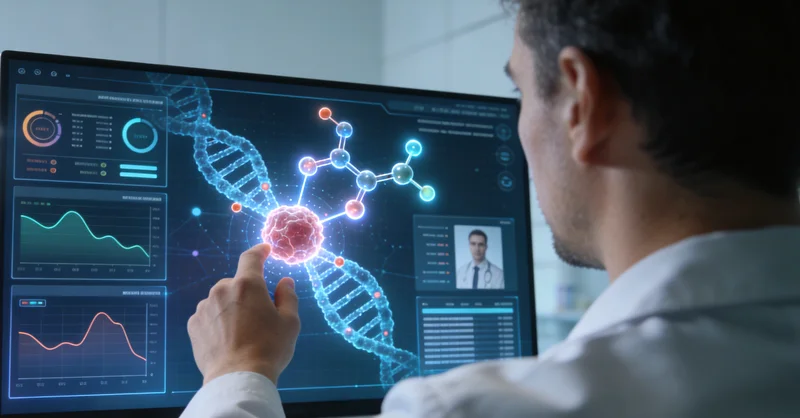 讷河肺癌患者查看基因检测报告