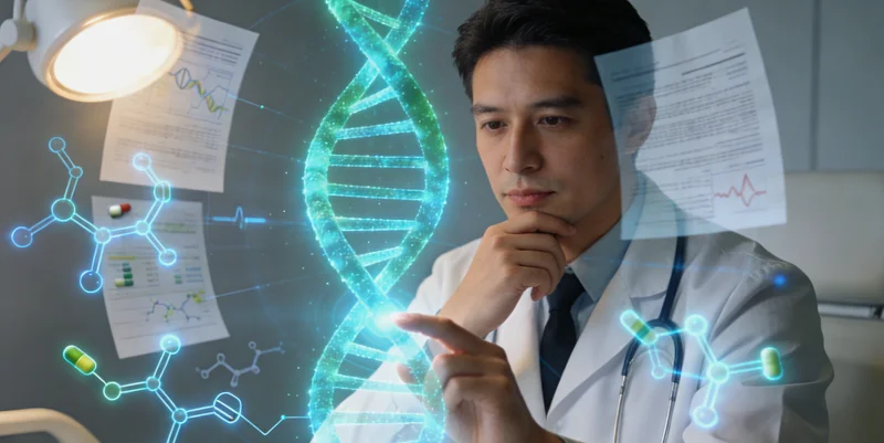 高州医生与患者家属讨论基因检测