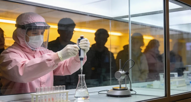 昆明高标准基因测序实验室内部工