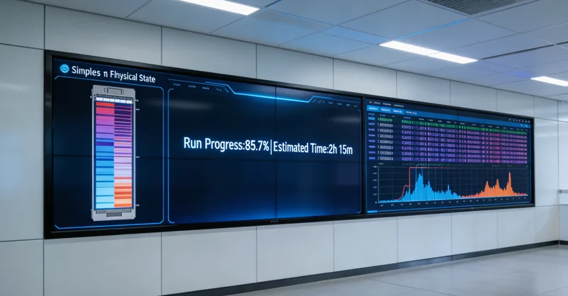 高科技基因测序实验室内部工作场