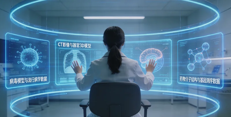 丽水医院肺结节患者查看CT影像