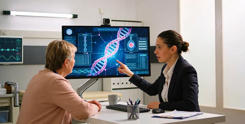 洛阳医生与患者沟通基因检测报告
