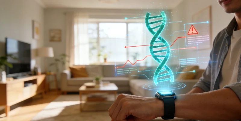 乳山患者与医生共同查看基因检测