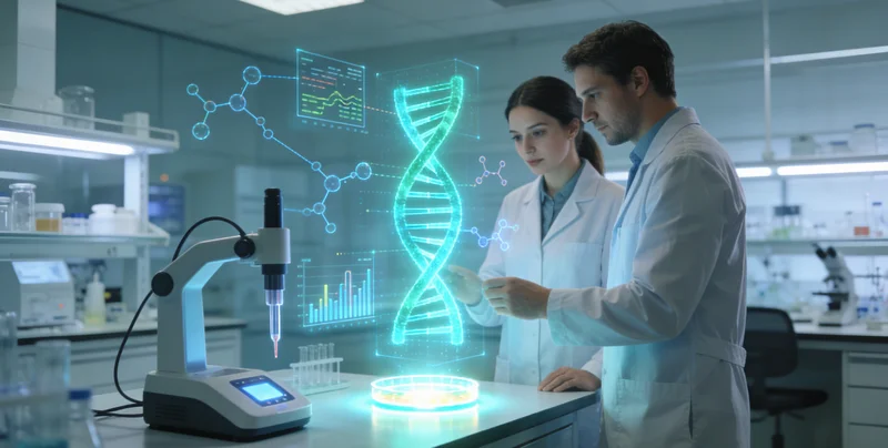 北京年轻家庭共同查看基因检测报