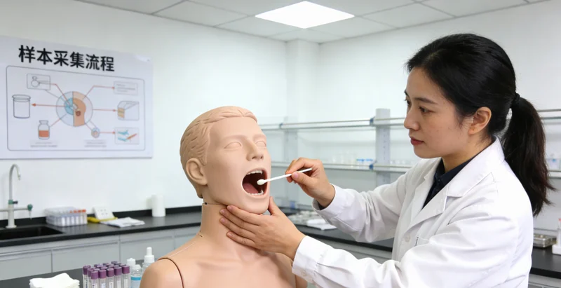 察右后旗基因检测采样方式示意