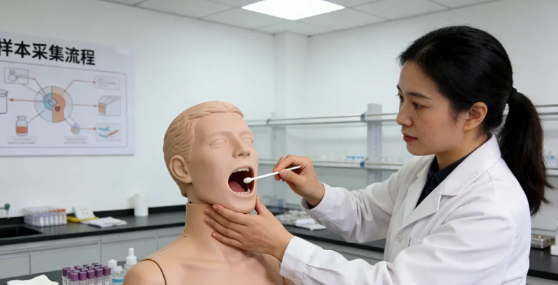 靖江基因检测采样流程示意