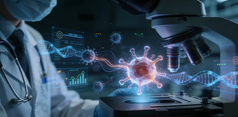 胡杨河基因检测实验室工作场景