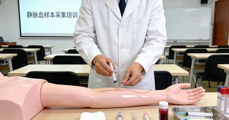 南阳医院护士进行基因检测血样采