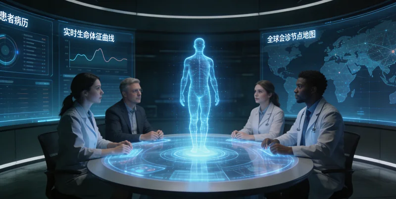 漳州医生与患者家庭一起查看基因