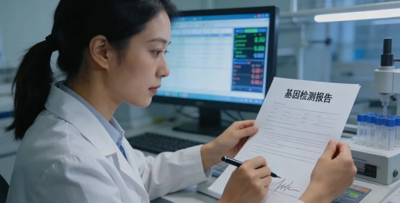 基因检测报告与正规实验室资质展