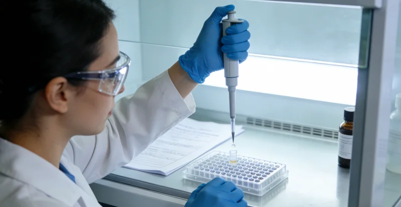 诸暨基因检测采样方式实拍