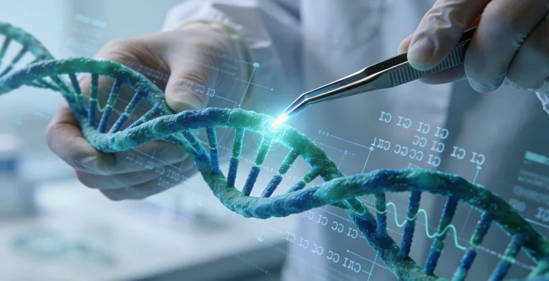 安国专业基因测序实验室工作场景