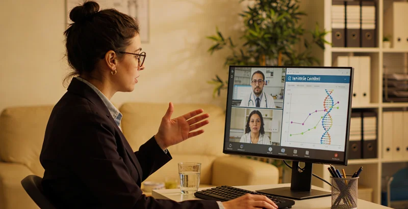 芒市医生为患者解读基因检测报告