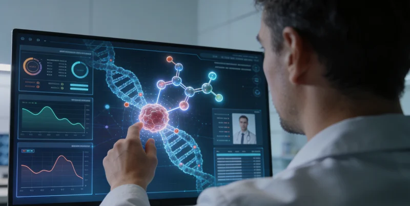 华蓥肿瘤患者查看基因检测报告示