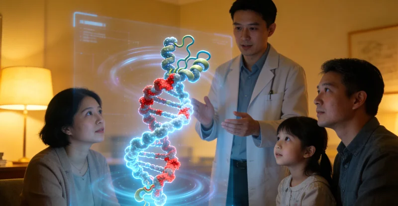 福鼎遗传咨询师解读基因报告场景