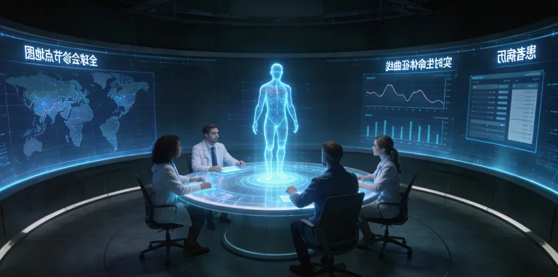 岳阳医院肿瘤科医生与患者咨询基