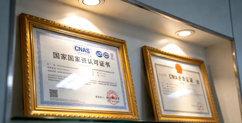 医学检验所资质证书展示