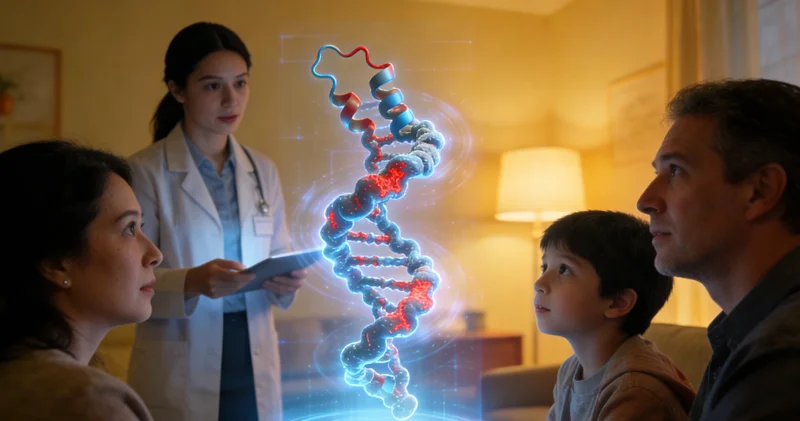 儋州市民在医院进行遗传咨询