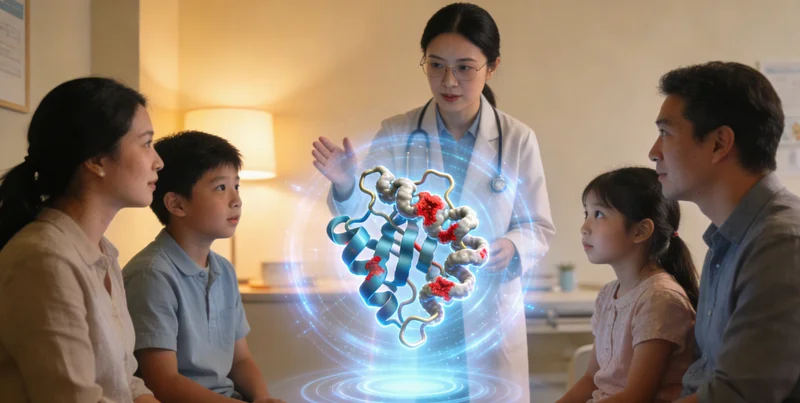 丹江口女性与家人讨论健康