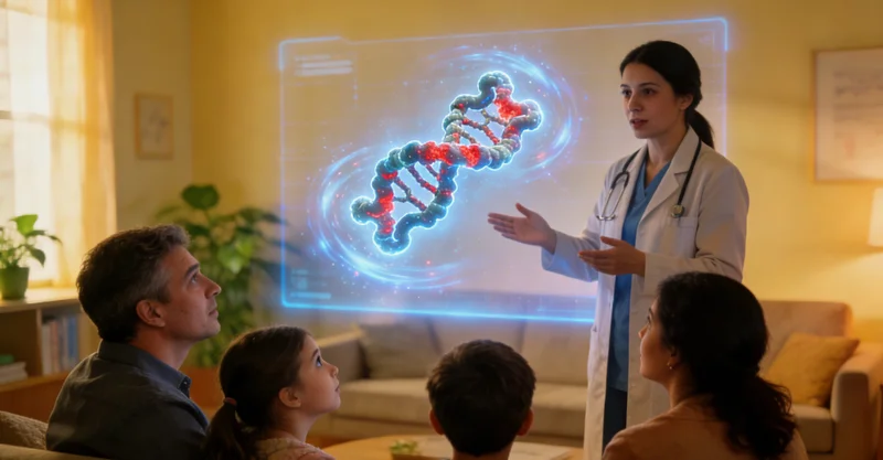 泰州遗传咨询师向家庭讲解癌症家