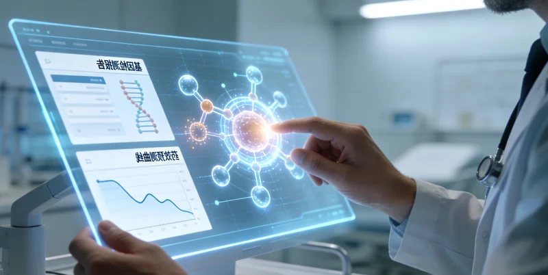 阿旗医院护士进行基因检测采血操