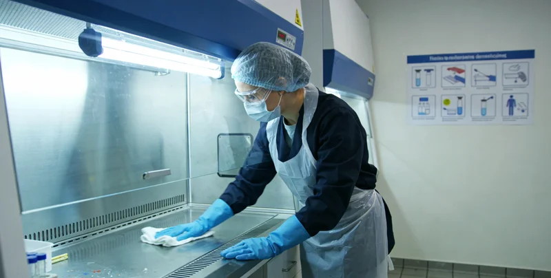 武汉护士进行无菌静脉采血用于基