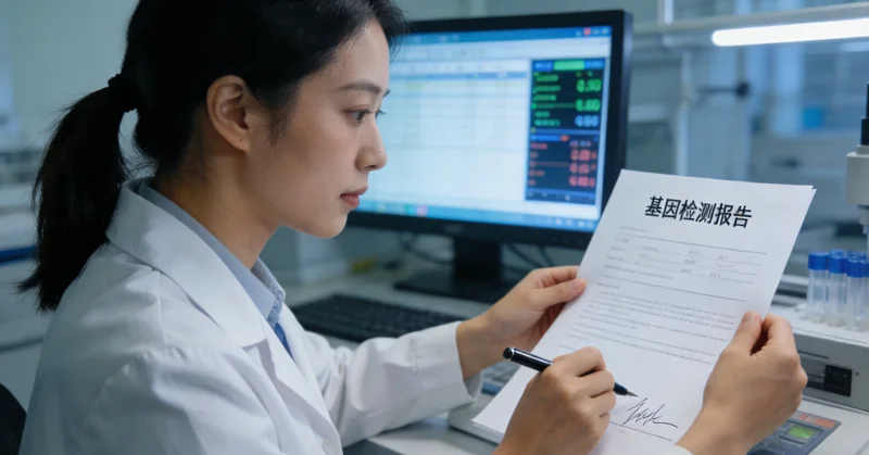 深州遗传咨询师解读基因检测报告