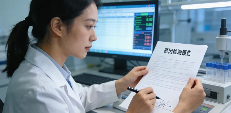 邹平家庭与医生进行基因报告解读