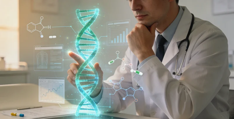 绥芬河市民在医院进行基因检测采