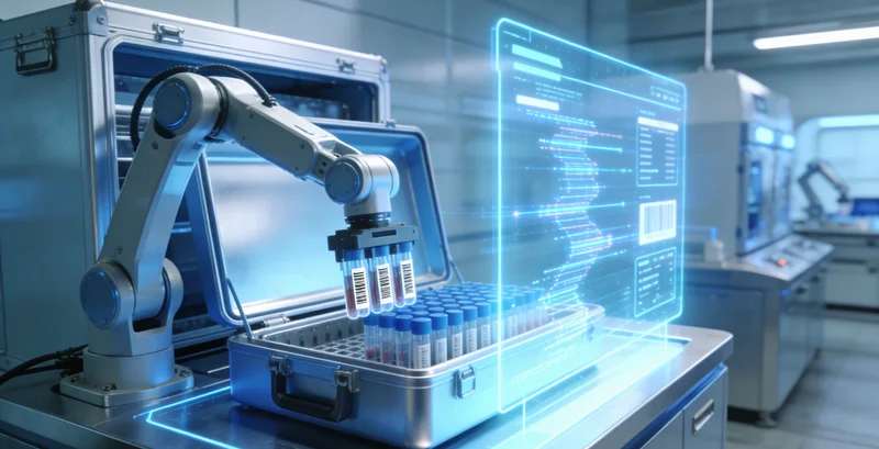 象征健康的DNA双螺旋模型在阳