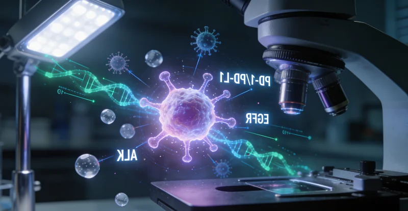 宣威肺癌患者家属在医院咨询基因