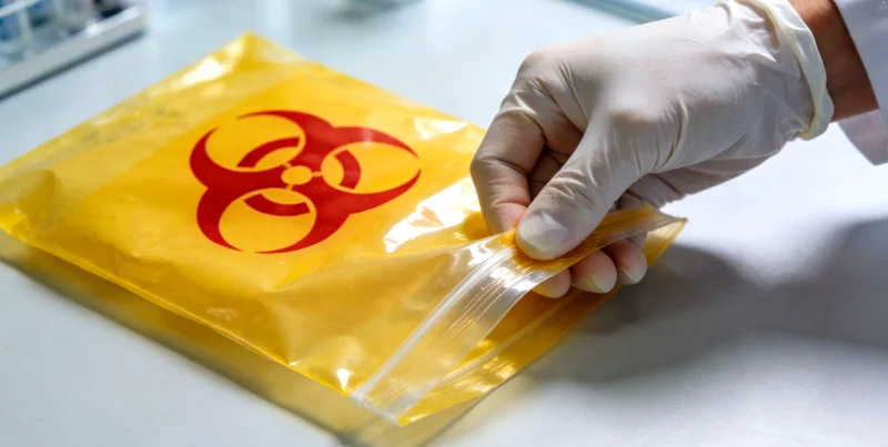 自贡新生儿耳聋基因筛查采血过程