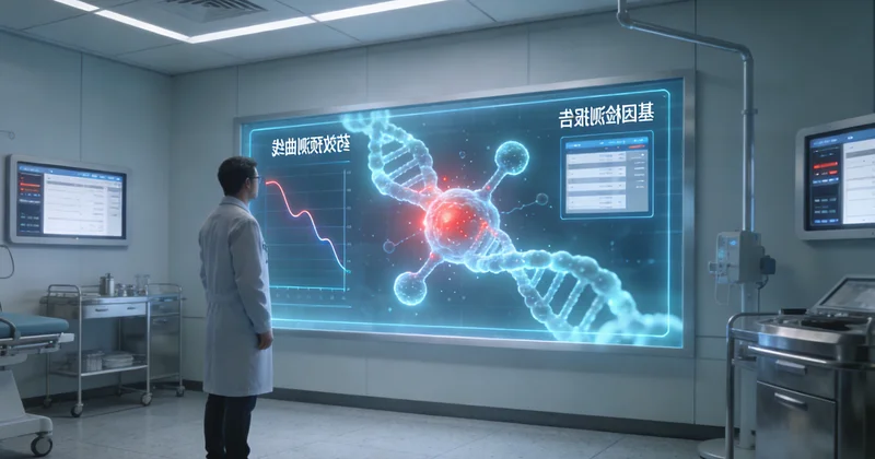 乐山医院护士为患者进行液体活检