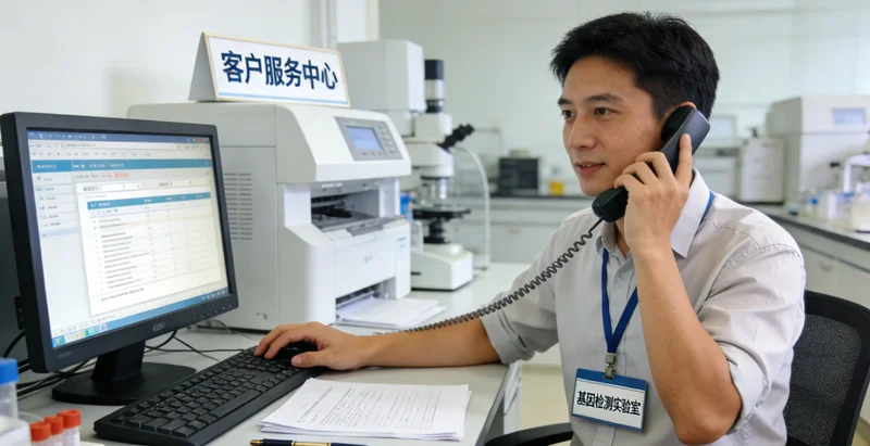 眉山市民在进行遗传健康咨询