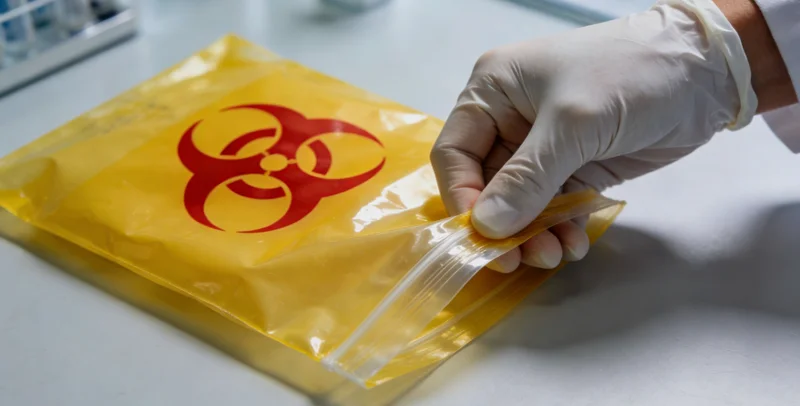 潮州医院护士进行基因检测血液样