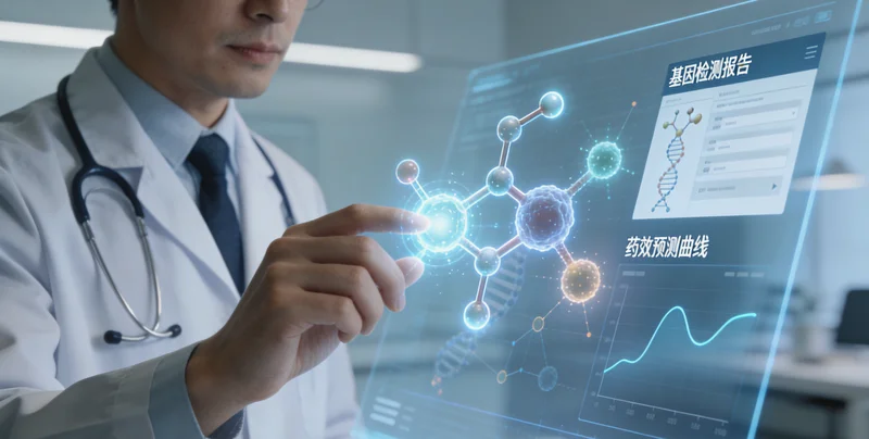 高科技实验室进行肺癌基因测序分