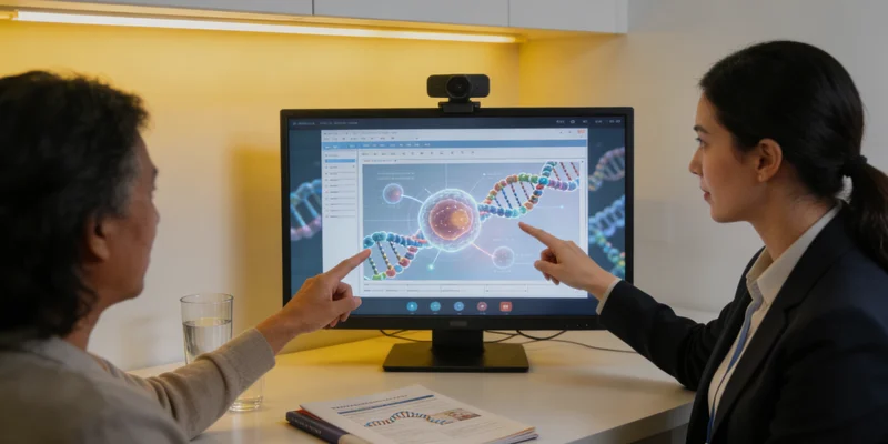 铁岭医生与家长沟通基因检测报告